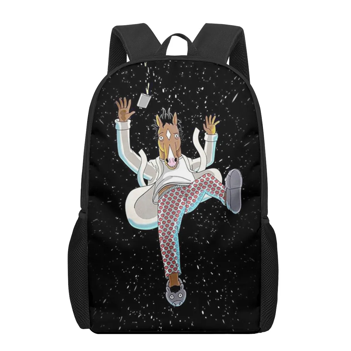 Bo Jack Horseman 3D Pattern School Bag for Children Girls Boys Casual Book Bags Kids Backpack Boys Girls Schoolbags Bagpack