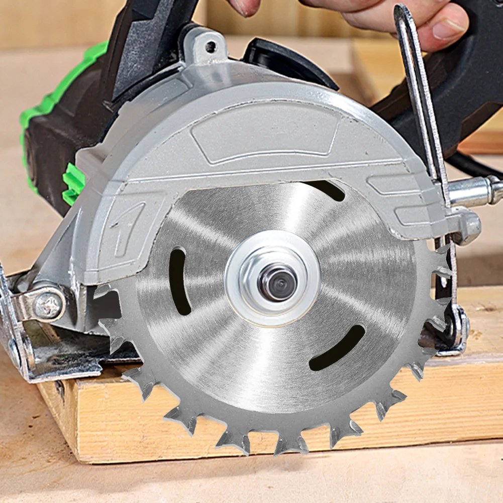 

Circular Saw for Wood Professional 4 inch 40 Tooth Cutting Disc Hard Alloy Two-way Tooth Blade Wear-resistant for Metal PVC Wood