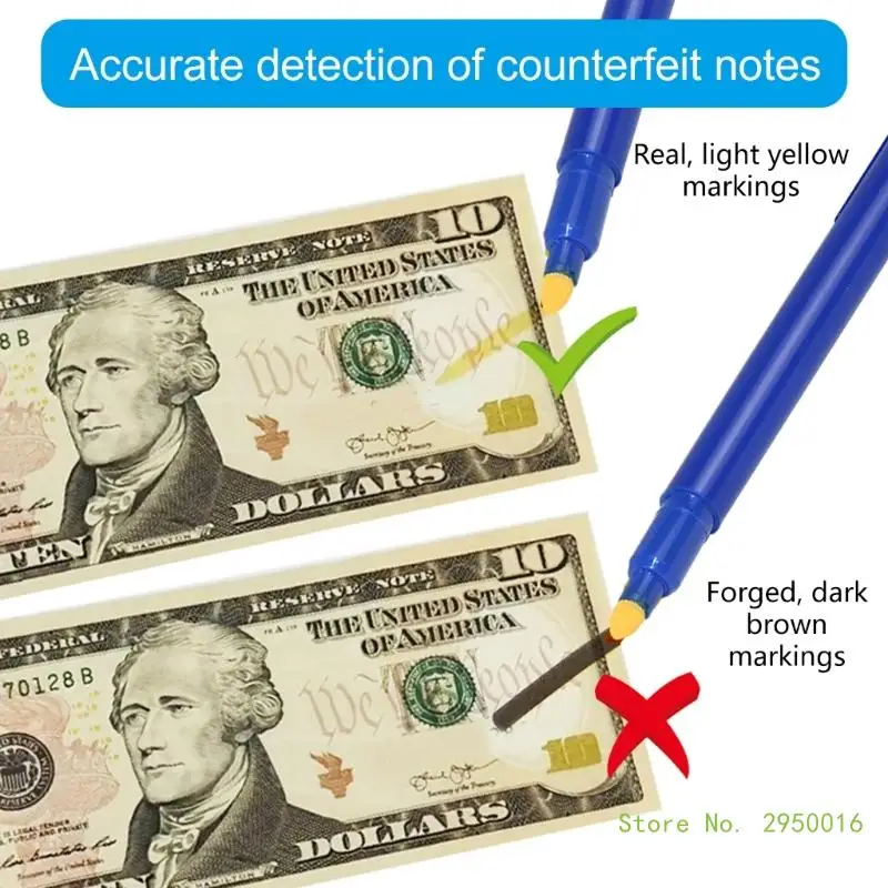 5/10 шт. ручка для обнаружения поддельных денег быстрой проверки детектора