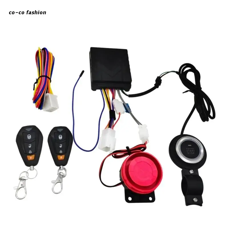 

517B Mobile Phone Bluetooth-compatible Keyless Access App Motorbike Alarm-Siren Remote Control Electric Engine Locking System