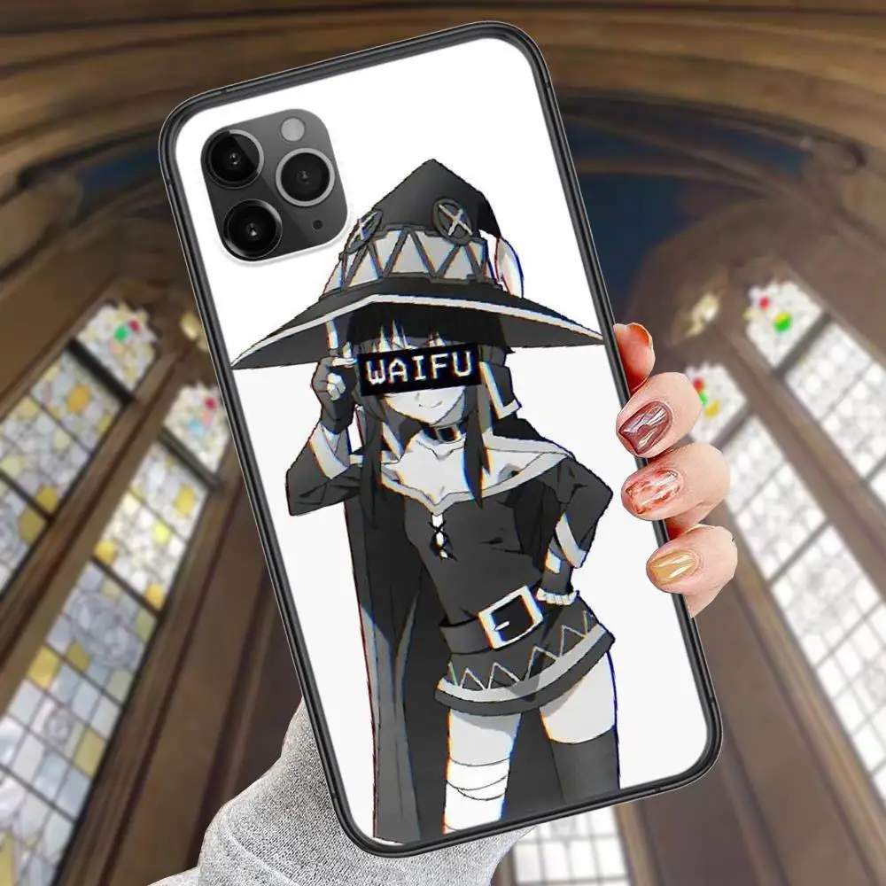 Недорогой Черный Водонепроницаемый роскошный чехол Waifu аниме для Xiaomi Redmi K20 K30 K30i