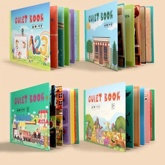 

Quiet Book for Child to Develop Learning Skills