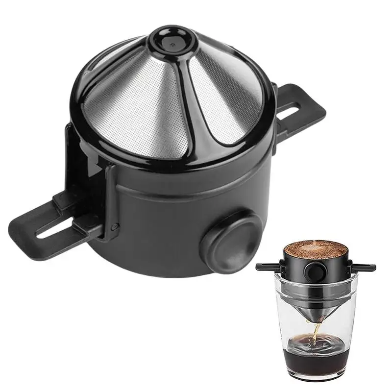 

Фильтр для кофе из нержавеющей стали, многоразовые конические фильтры для кофе, безбумажные фильтры для кофе