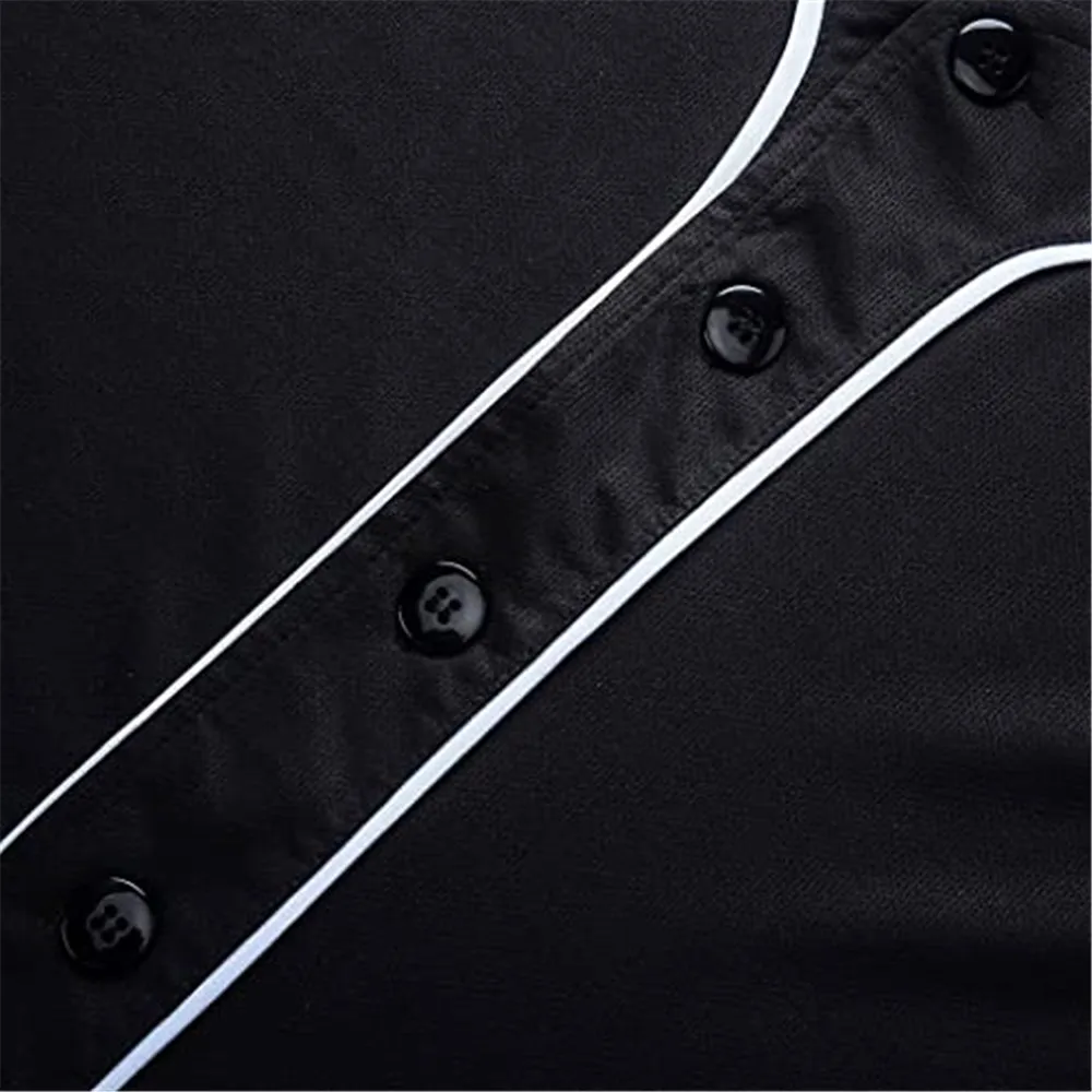 Freshhoods Pirate Zombie Baseball Shirt Street Shirt Hip Hop Jerseys Speler Softball Stitch Button Down Casual Fashion T-shirt