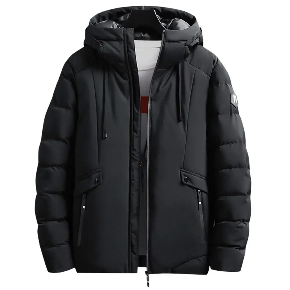 Мужская Утепленная куртка на хлопковом наполнителе с карманами