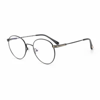 2022 new arrives tom brand retro round reading eyewear alloy glasses frame women men myopia top quality eyeglasses frames tf5418