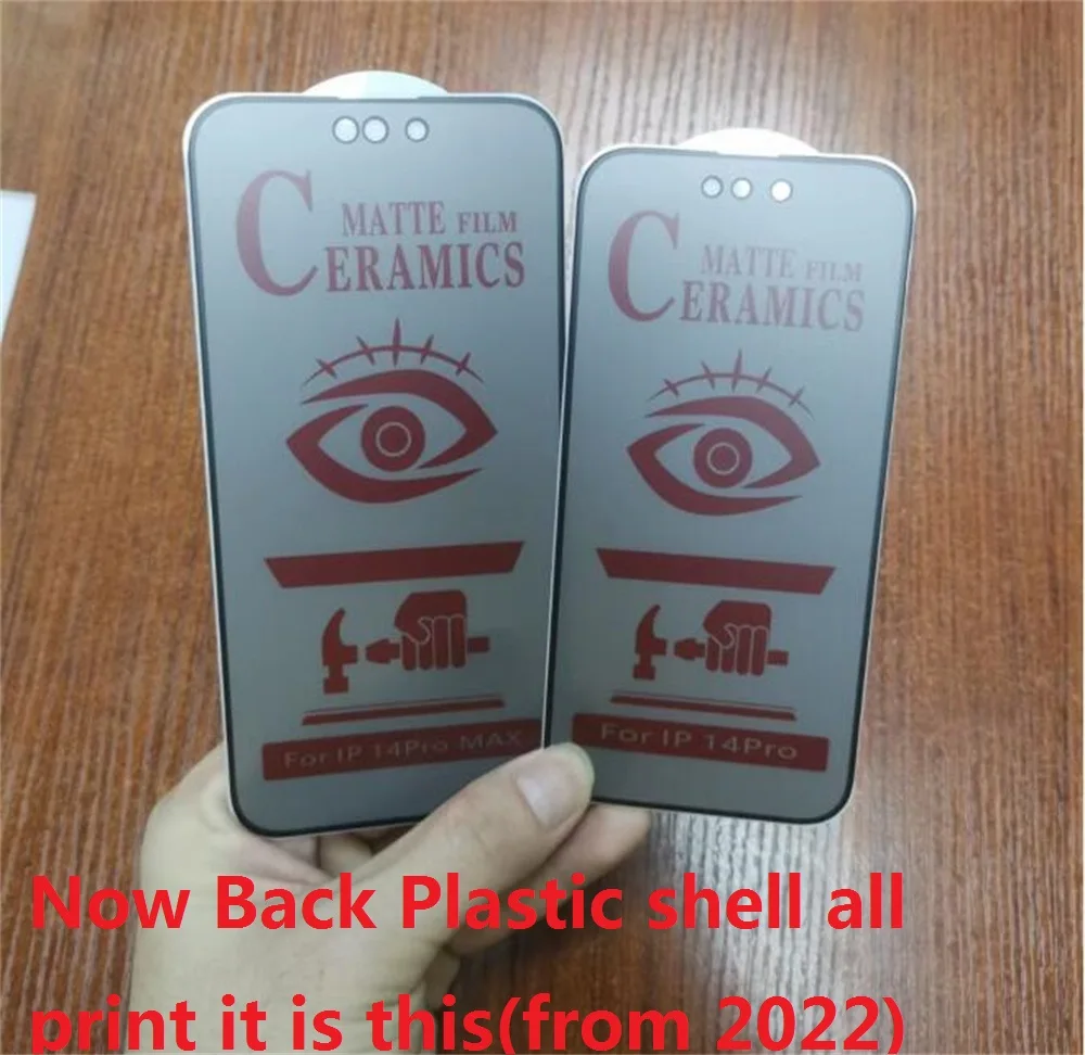 5/10pcs Soft Matte Ceramic Privacy Screen Protectors for IPhone 14 12 13 11 Pro Max XS Max X XR 7 8 Plus Anti-spy Film