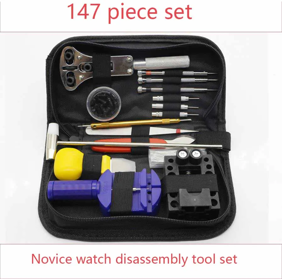 1Set Watch Repair Tool Kit Replacement Strap Watchmaker Link Pin Remover Case Opener Spring Bar Horlogemaker Clock Repair Set