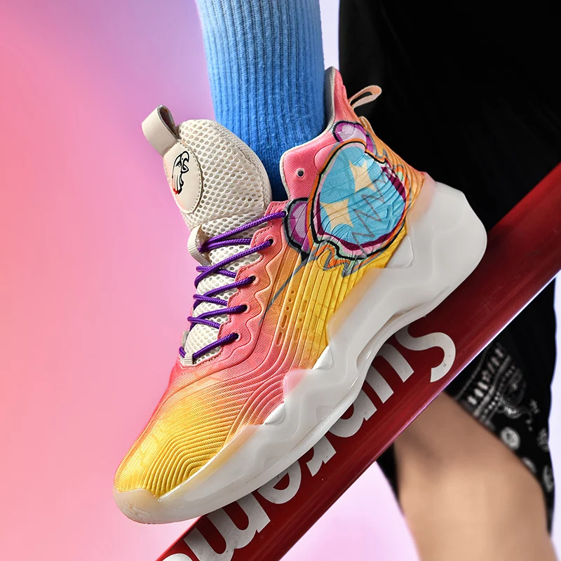 2022 New Men Basketball Shoes Fashion Sports Lightweight Non-slip Casual Male Shoes Competition Top Quality Shoes for Men Luxury