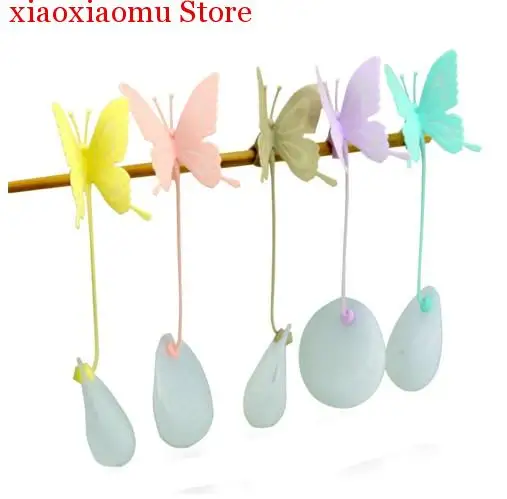 

Hot Sale Butterfly Tea Bags Strainers Silicone Filter Tea Infuser Silica Cute Teabags for Tea & Coffee Drinkware