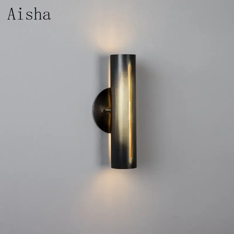Post-modern Gradient Wall Lamp Art Living Room Light for Home Designer Model Bedroom Sofa Decoration Sconces