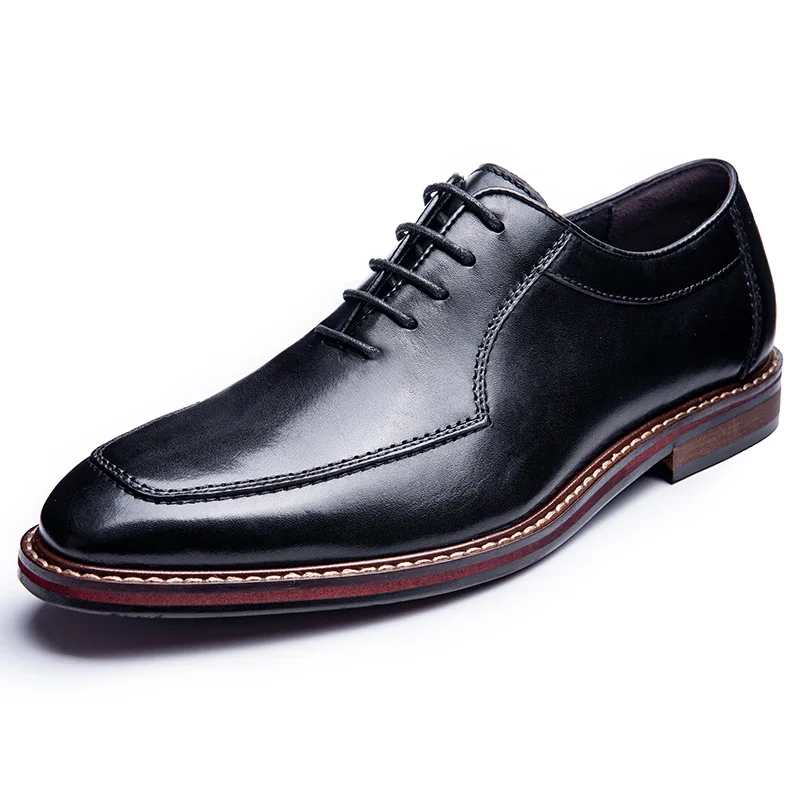 

Men's Business Formal Oxford Shoes British Style Wedding Groom Shoes Leisure Genuine Leather Luxurious Pointed Toe Men's Shoes