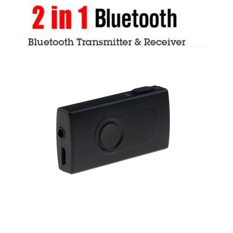 

kebidumei 2 In 1 Bluetooth Transmitter Receiver A2DP Adapter mini 3.5mm V4.2 Stereo Audio Adpater Wireless MP3 Music for Car