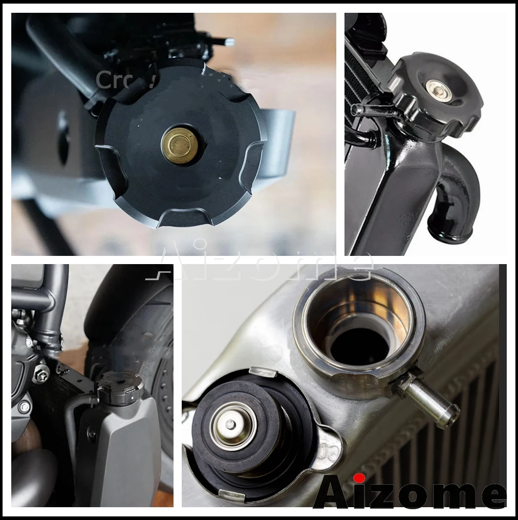 Крышка радиатора мотоцикла универсальные крышки 1 бар запасные части для Suzuki Honda