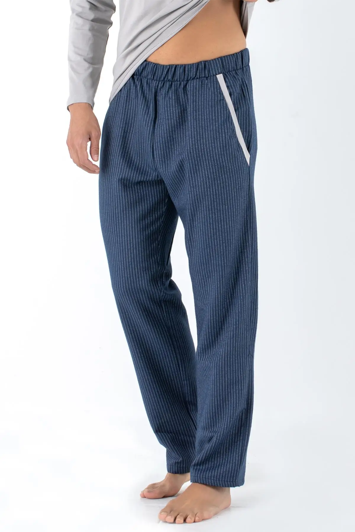 Комплект мужской одежды для сна из 2 предметов, ночные рубашки, пижамы, рубашки, верх и брюки, ночная одежда, пижамы от AliExpress RU&CIS NEW