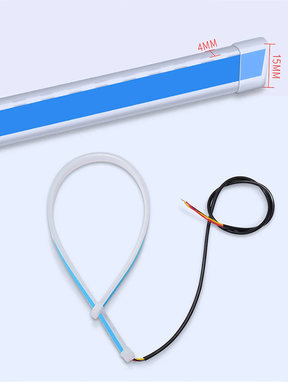 Аксессуары для мотоциклов плавные водонепроницаемые декоративные светодиодные