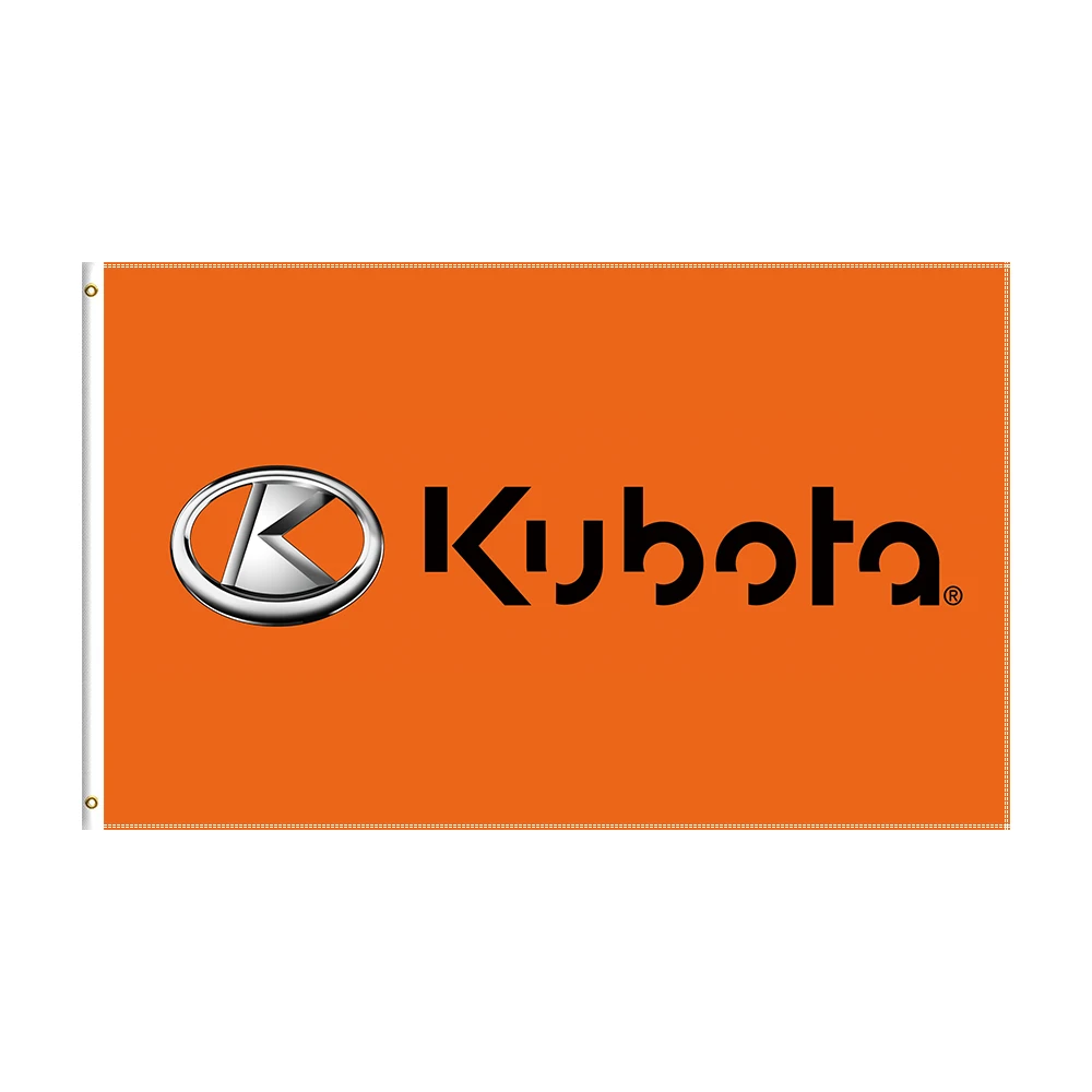 

3x5 Ft Kubota Polyester Printed Tracotr Banner For Decor