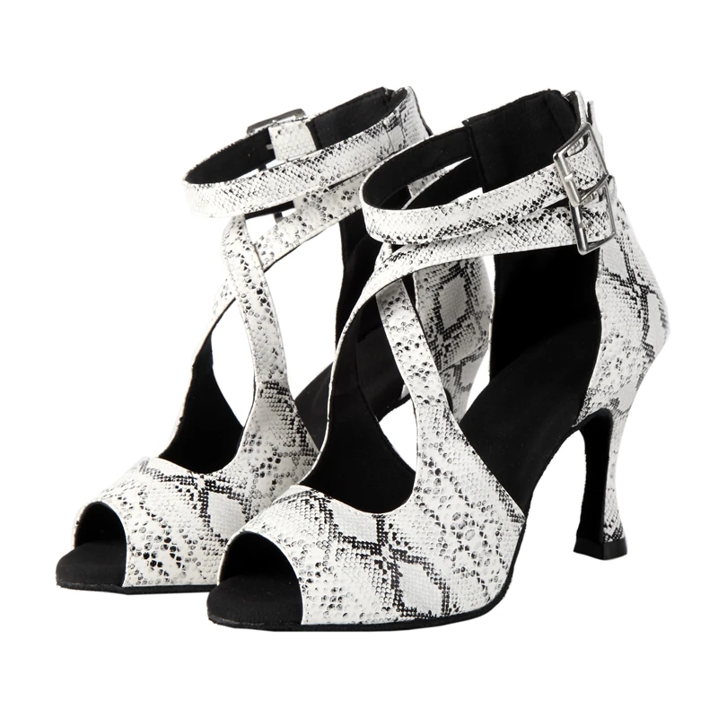 Professional Latin dance shoes High Top heels Women Ballroom Dance Boots soft Soles Ladies Tango Salsa  social Dance Shoes