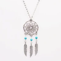classic fashion tassel feather necklace dream catcher same sweater chain meaning have a good night vintage romantic jewelry