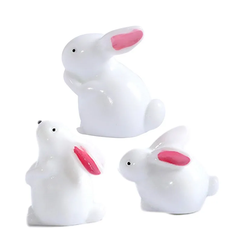 20 шт. статуэтка кролика из смолы украшение для дома