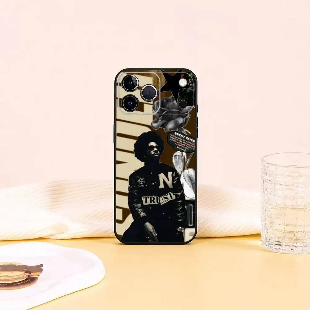 Фото Чехол для телефона Singer B-Brent Faiyaz, силиконовый, мягкий, для iPhone 17, 16, 15, 14, 13, 12, 11, X, XR, Plus, Pro, Max, Plus №4