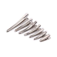 2050pcs 25 60mm hair clip for jewelry making single prong alligator hairpin with teeth blank setting base for diy hair clips
