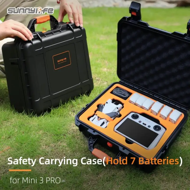 

Drone Safety Box Suitcase Sunnylife Outdoor Waterproof Portable Suitcase Carrying Case For Mini 3 Drone Accessories Safety