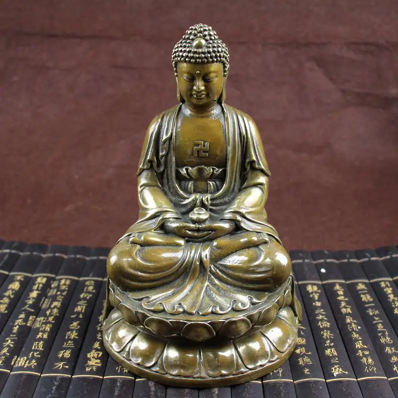 

Archaize furnishing articles lotus Buddha copper arts and crafts