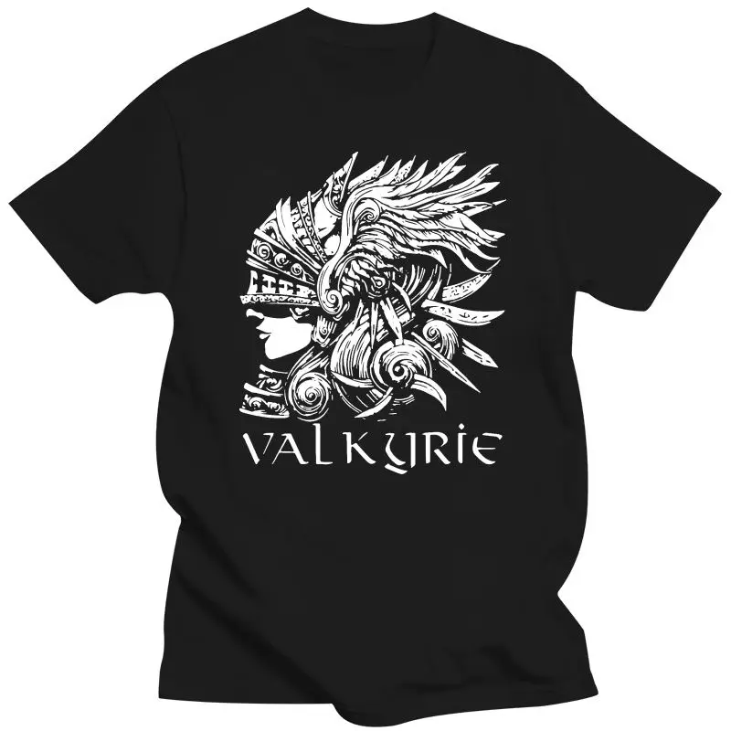 Ropa de hombre vikingo Valkyrie Of Valhalla Odin Ragnar Popular camiseta sin etiqueta