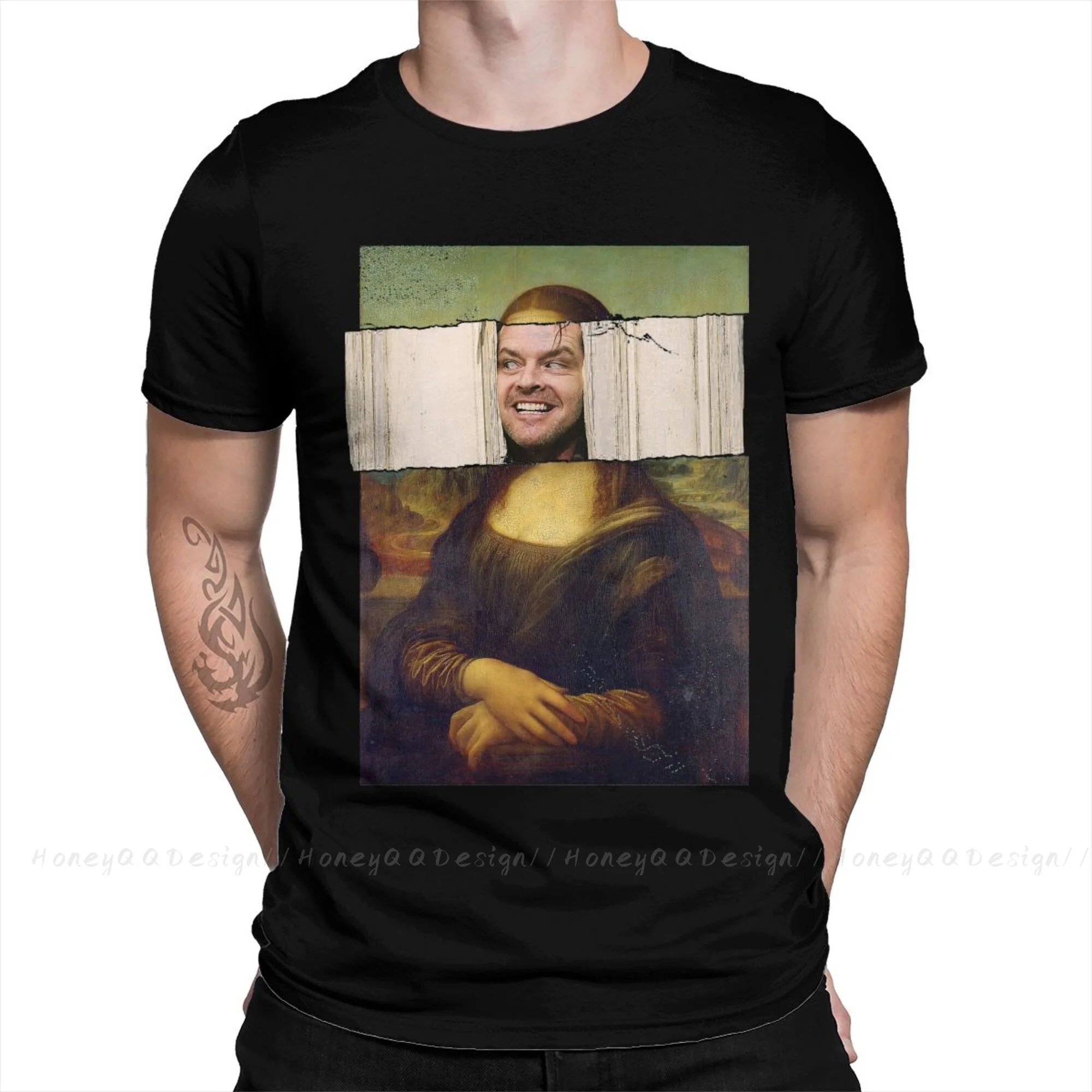 

The Shining Jack Torrance Cotton Shirt Hombre La Jackonda Mona Nicholson Mashup Men Fashion Streetwear Adult T Shirt O neck