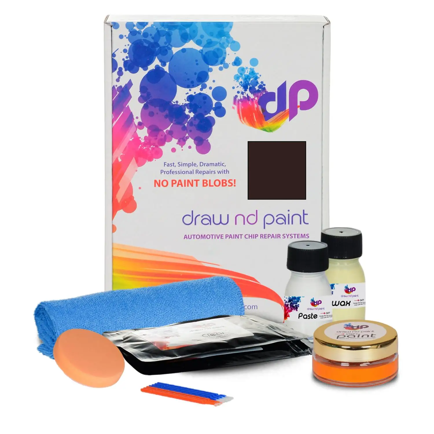 

DrawndPaint compatible with Nissan Automotive Touch Up Paint - BROWN - CR1 - Essential Care