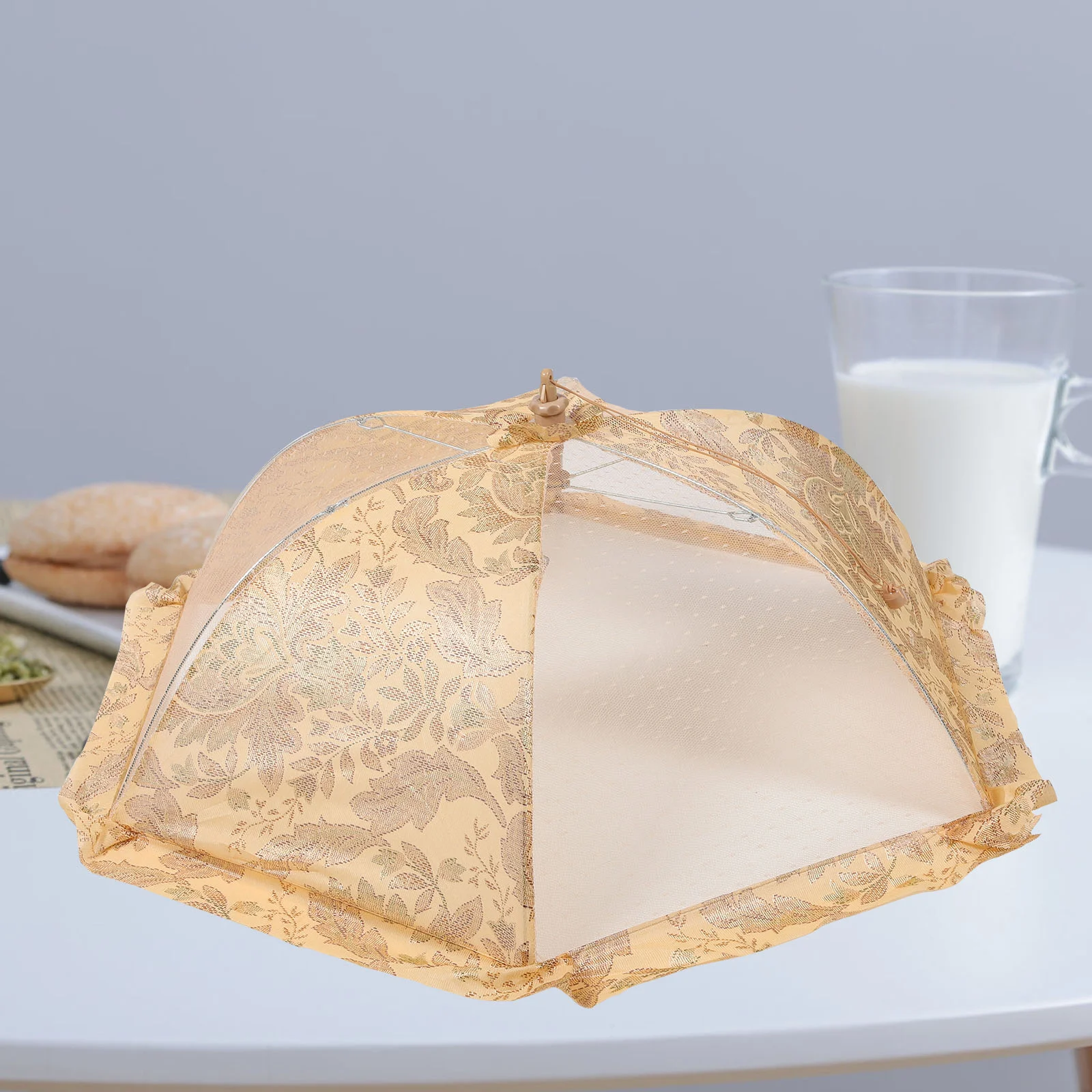 

Protective Film Collapsible Food Cover Kitchen Table Multi-purpose Net Dining Covers