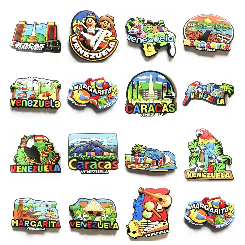 Южная Америка Венесуэла Маргарита Каракас резиновый магнит для холодильника магнитный холодильник