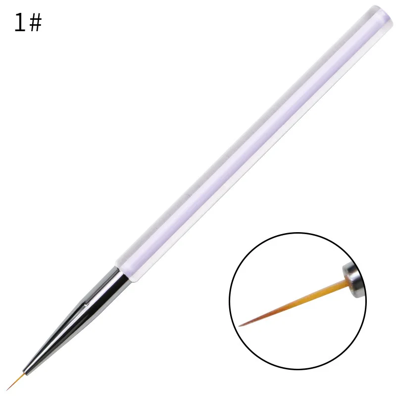 

Кисть для ногтей, ручка для точечного рисования, принадлежности для лайнера, кисть для УФ-геля, инструменты для рисования