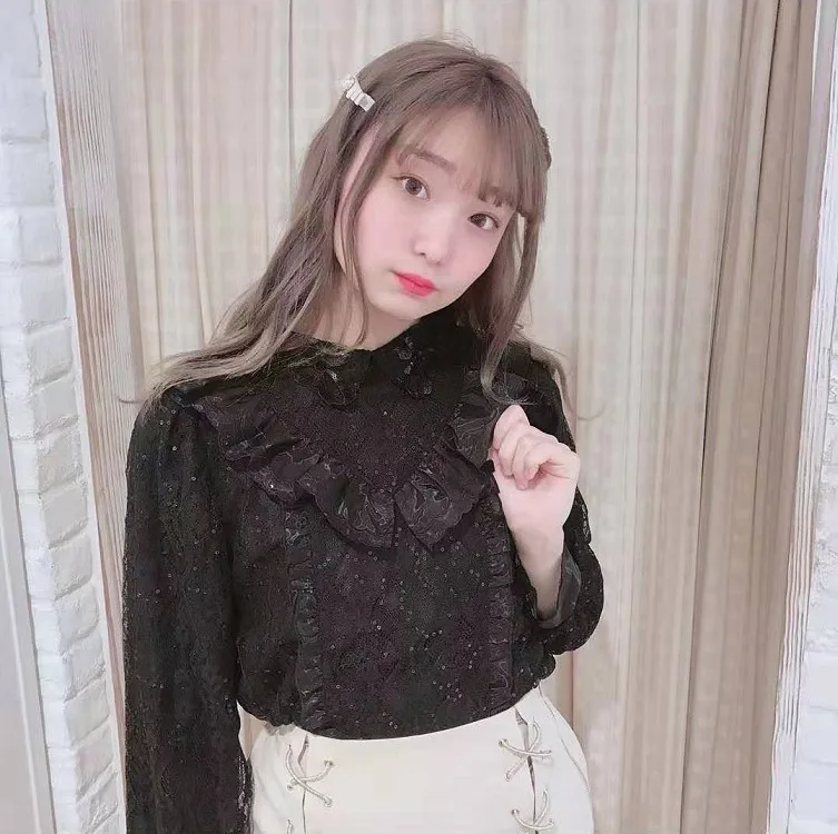 Осенняя мода для девочек милый свободный элегантный топ с длинными рукавами