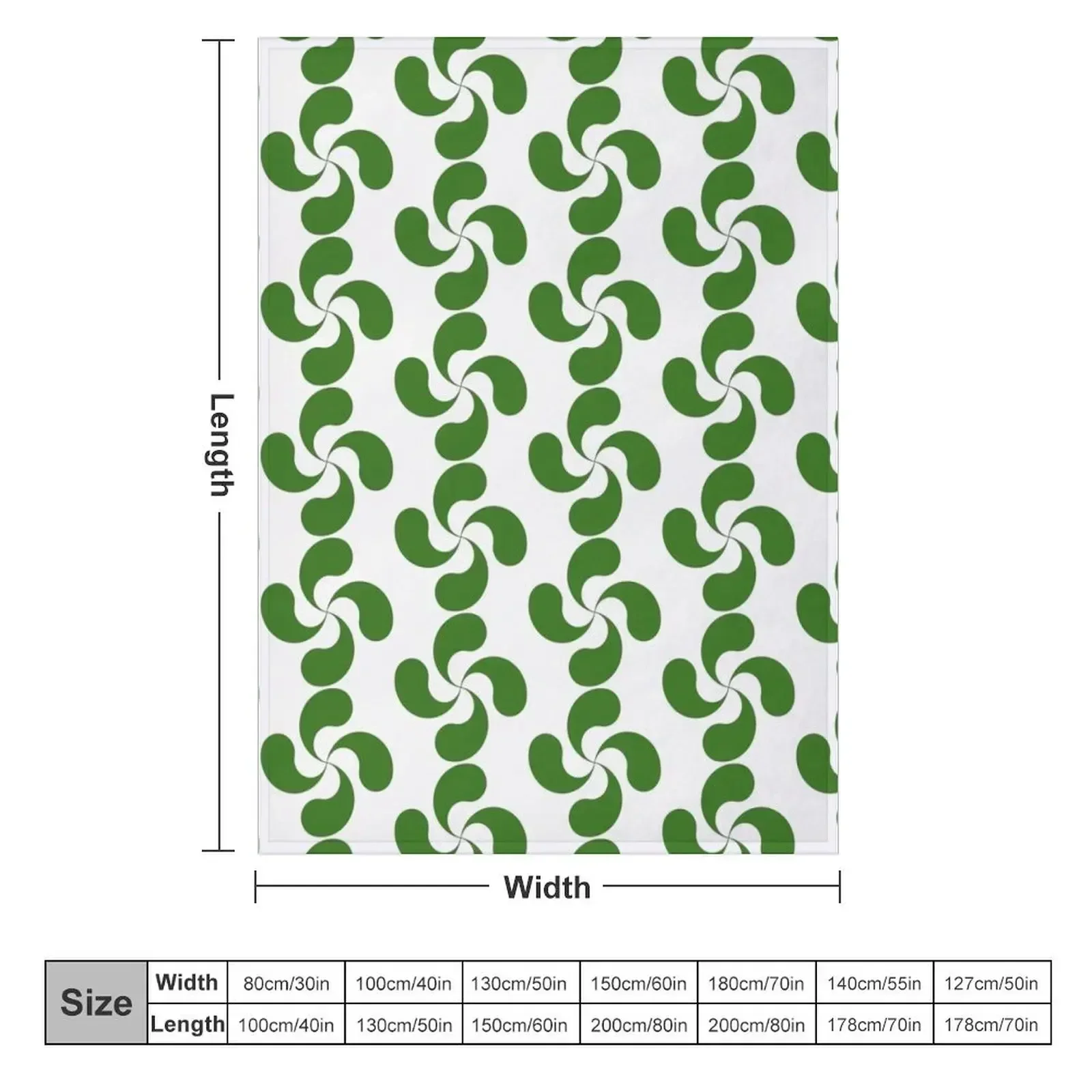 Зеленый баскский крест Lauburu Duaadi пледы для дивана покрывала кровати очень большие