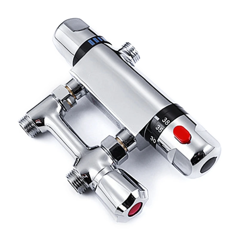 

Металлический Термостатический смеситель для душа, душевой смеситель для ванной комнаты с контролем постоянной температуры Us