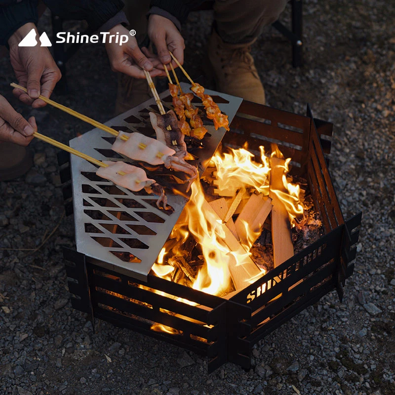 Углеродистая сталь походная плита портативная уличная кухонная посуда для