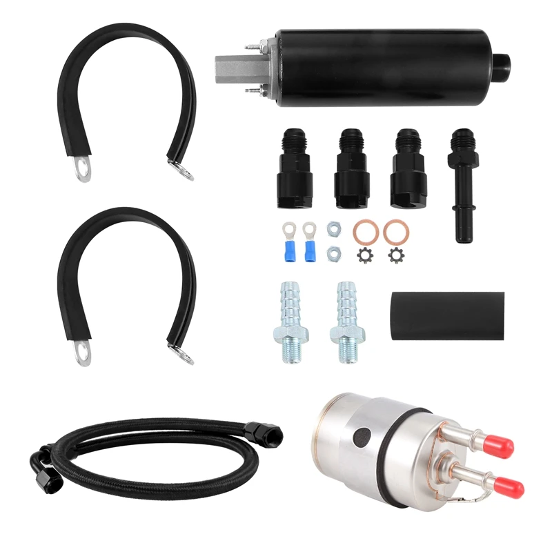 TI 255LPH встроенный LS своп топливный насос высокого давления EFI с установочным