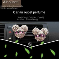 kawaii diamond pink mickey outlet car decoration cartoon aromatherapy car interior ornaments cute accessories decorations woman