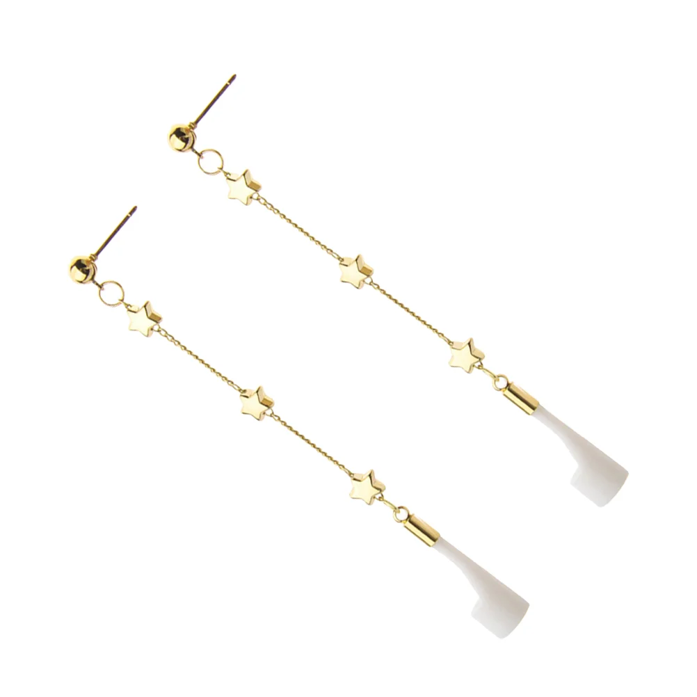 

1 Pair Anti-lost Star Earrings Earphone Earrings Dangle Earrings for