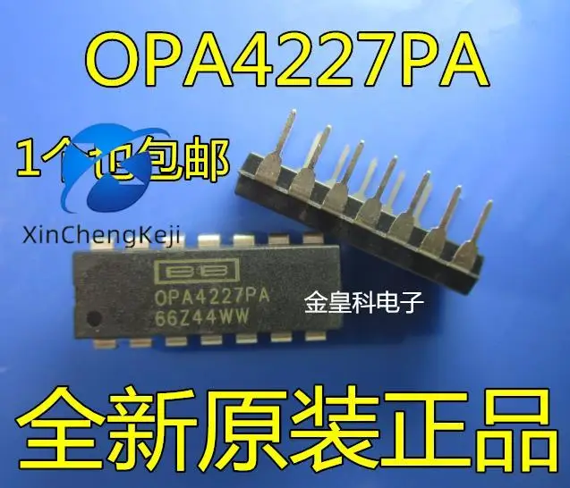 

10pcs original new OPA4227PA OPA4227 DIP14 operational amplifier