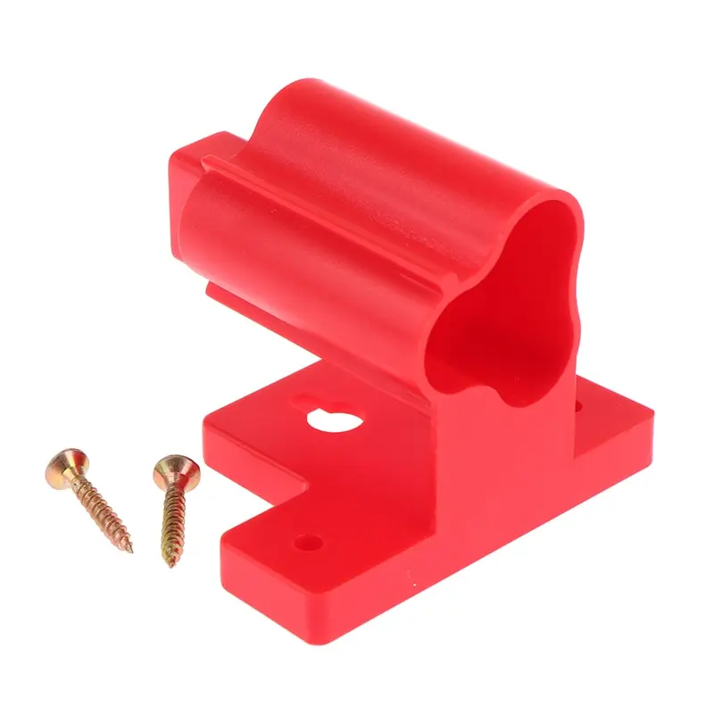 1 Set ABS Red Tool Bracket Tool Holder Mount Fixed On The Wall Workbench For Milwaukee M12 12V Tool Hanger New With Screws Tools