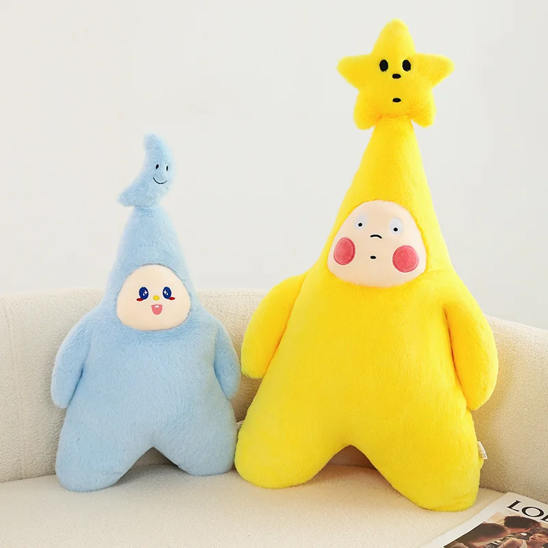 

62-82 см кавайная мультяшная человекоид Звезда Луна плюшевая игрушка кукла подушка креативное украшение милый ребенок девочка подарок на ден...