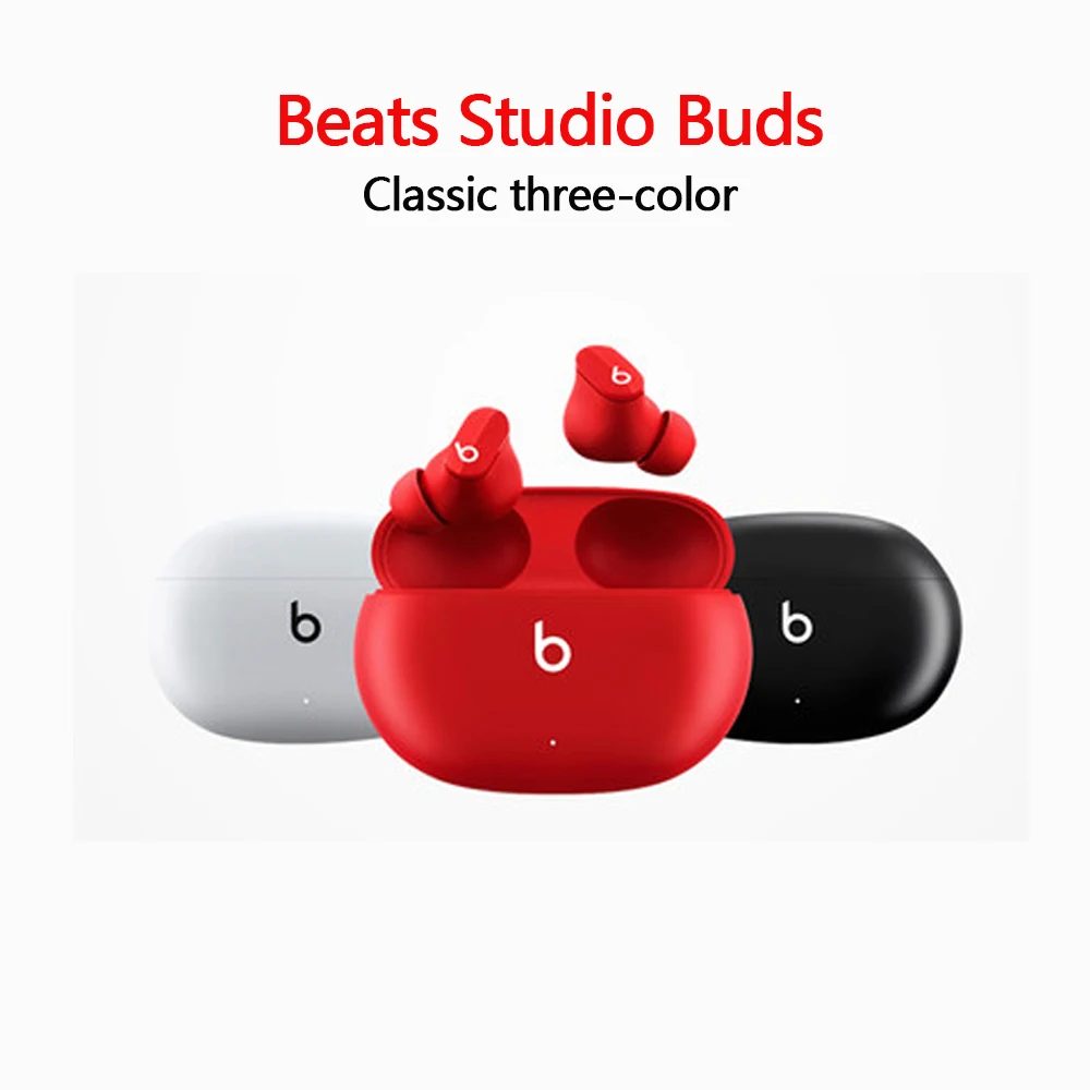 

Beats Studio Buds Wireless Noise Cancelling Earbuds TWS Bluetooth Headphones Sweatproof Sports Headphones with Mic Charging Case