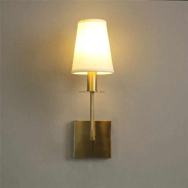 

Modern LED Wall Lamp Golden Metal Sconces Light Fixture Home Decor Bedroom Bedside Living Room Lights Kitchen