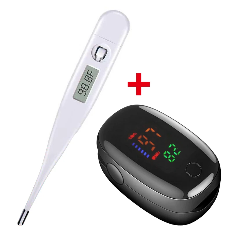 

Пульсоксиметр на палец, прибор для измерения пульса и уровня кислорода в крови, с ЖК-дисплеем