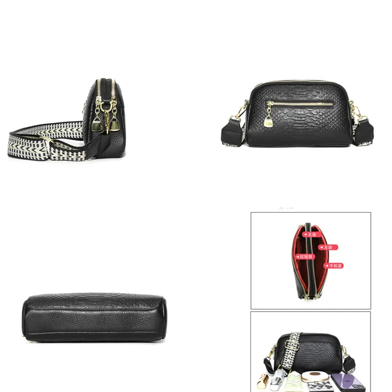 Женская сумка через плечо из натуральной кожи 2023