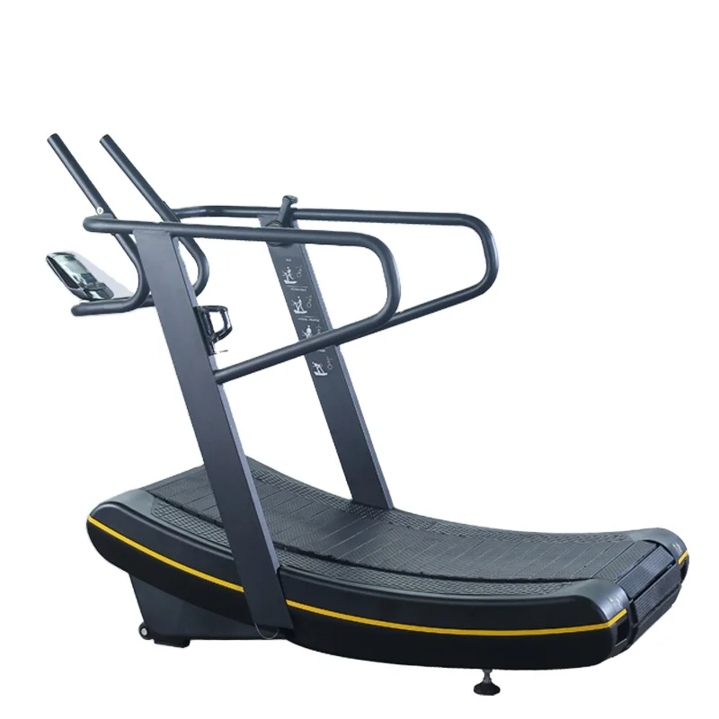 

Manual Curved Fitness Treadmill with Resistance Commercial Gym Treadmill Equipment Running Machine Curve Mechanical LED Screen