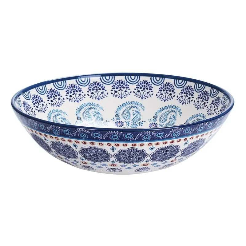 

Bico Talavera Ceramic 13 inch Serving Bowl, & Dishwasher Safe